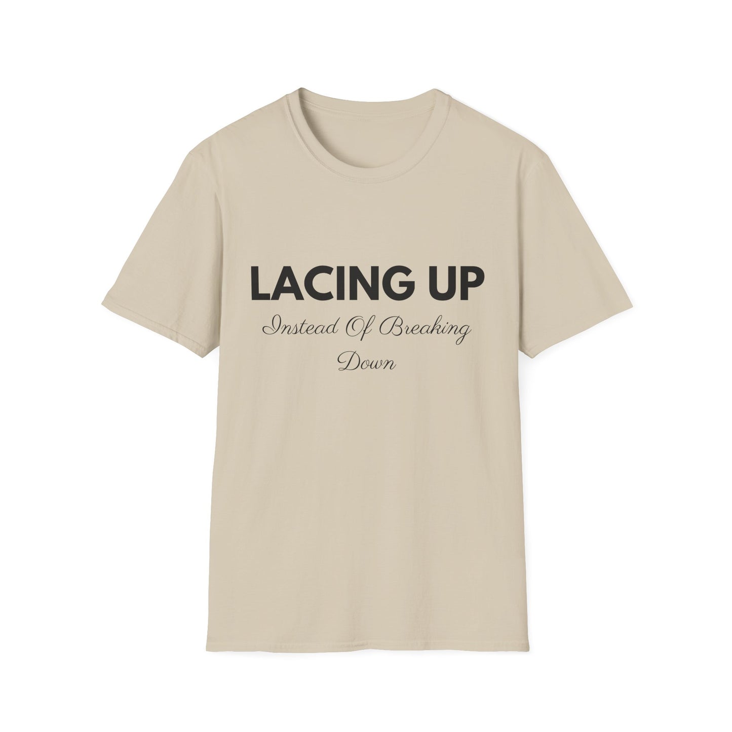 Lacing Up Instead Of Breaking Down