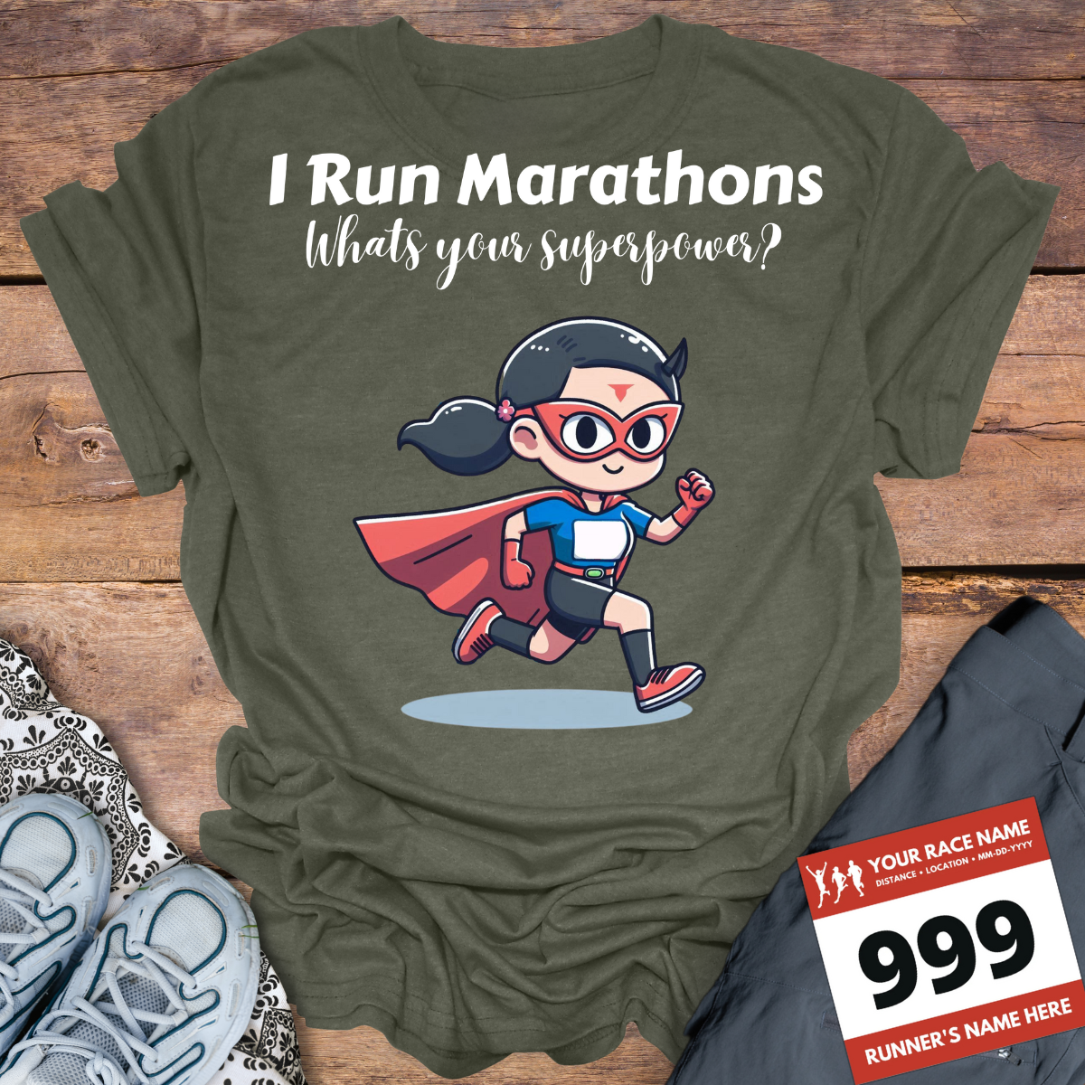 Woman I Run Marathons Whats Your Super Power?